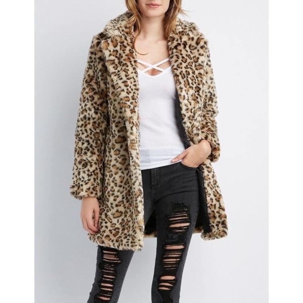 🖤🖤 LEOPARD FAUX FUR COAT 🖤🖤
